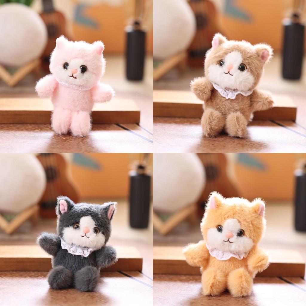 Realistic Cat Cute Plush Keychain With Ultra Soft Pp Cotton Bag Charm Gift