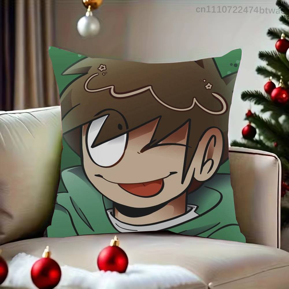 EEddsworld TTord Edd Pillow Case For Living Room Bedroom Hotel Pattern Printed Cushion Cover Decorations and Protector