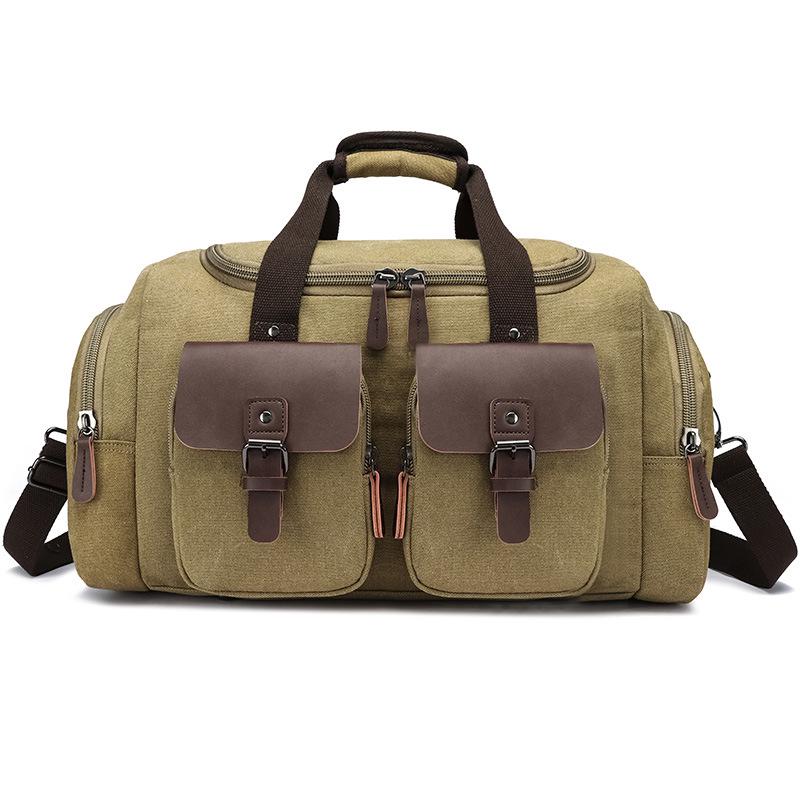 Waterproof Large Capacity Microfiber Canvas Crossbody Travel Bag