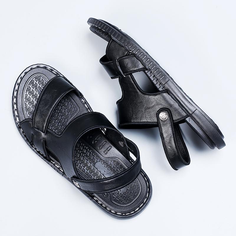 Fashion 2025 Summer Sandals for Men Outdoor Casual Sport Slippers Non-slip Breathable Roman Shoes Beach Flip-Flop Garden Shoes