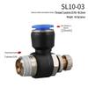 Pneumatic Fitting Combo: SL Throttle Valve 8-02, SL6-01 Component, 10-02 Insert Cylinder, Air Pump