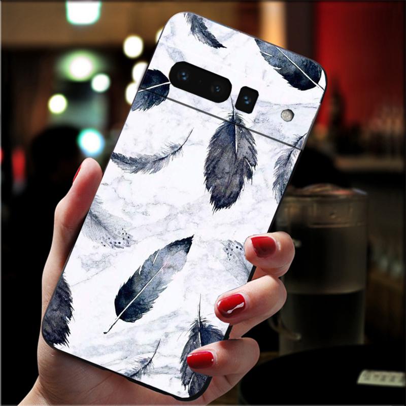 Phone Case For Google Pixel 10 Pro XL 9 Pro XL 9A 8 7 6 Pro Pixel 8A 7A 6A Pixel 8 7 6 5 Feather