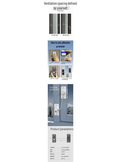 Child Safety Lock for Windows, Doors, Cabinets, and Refrigerators