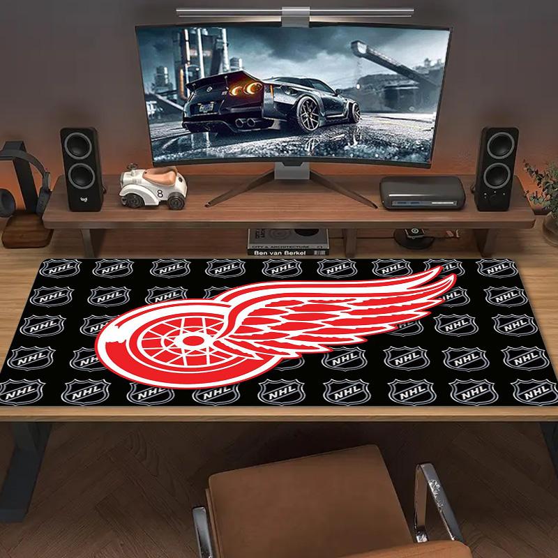 Detroit Red Wings Color Mouse Pad Large Gaming Table Cushion Non-slip Laptop Tablet Big Mousepad XXL Mat Mini PC Playmat With Lock Edge