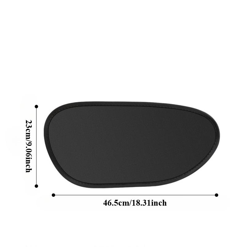 Car Summer Driver's Sunshade Heat-Insulating, Anti-Static Film, Non-Obstructive Side Window Sunshade for Left Side, Polyester