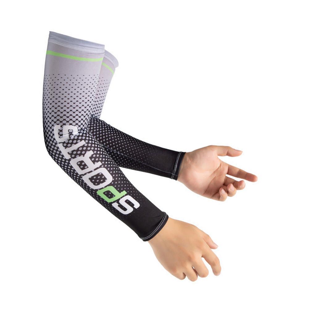 Ice Silk Arm Sleeves Cooling Sports Sleeves Arm Cover Compression Sleeves Sun Protections Arm Sleeves Cycling Sleeves