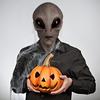 Halloween Alien Maske Maskenballmaske Latex Horror Gesichtsmaske Kreative Alien Gesichtsbedeckung Realistische Alien Kopfmaske für Party Requisiten