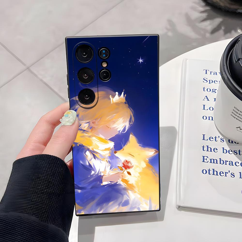 The Little P-Prince Phone Case For Samsung S26 Ultra S25 Edge Ultra S23 S22 S21 S20 Ultra Plus S24 Fe Glass Cover