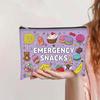 Zipper Closure Cosmetic Bag Print Pattern Makeups Organizer New Cable Organizer Bag  for Office