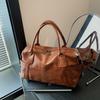 Retro Design PU Leather Shoulder Bags for Women Fashion High Capacity Armpit Bag Female Crossbody Bag Tote Handbags