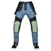 Mens Motorcycle Riding Jeans With Kevlar Reinforcement Built-in Armor Padding Abrasion-Resistant Street Track Use