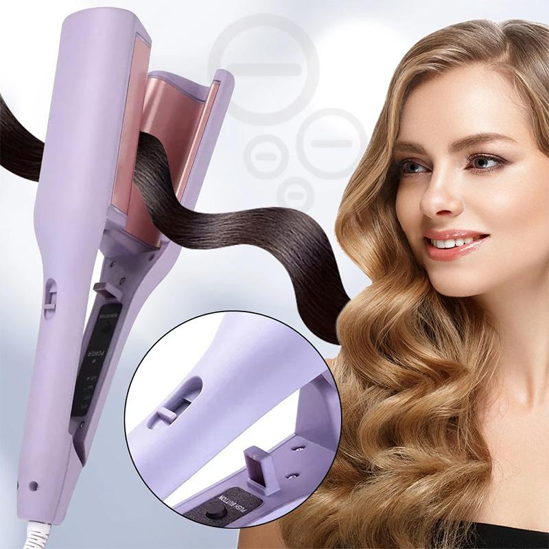 32mm Automatic Hair Curler Stick Electric Curler Fast Tool Big Heating Hair Wave Rotating Iron Curling Portable Cute Styling