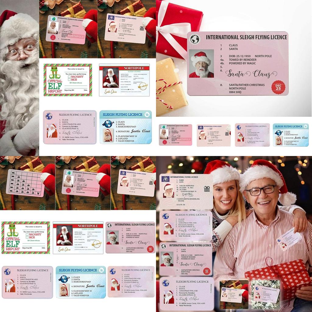 Santa Claus Sleigh Flying License Keepsake Xmas Box Perfect For Your Little Ones' Christmas Surprise!