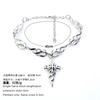 New Gothic Flame Cross Punk Exaggerated Necklace Fashionable Hip-Hop Couple Pendants for Men Women Gift for Friends