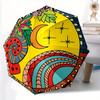 1pc Mandala Artwork Automatic Opening/closing Umbrella with Auto Open/Close, Perfect Gift for Friends, Durable Plastic Handle Yy250801148