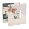Sophia Pink Butterfly Glass Single Tea Light Holder
