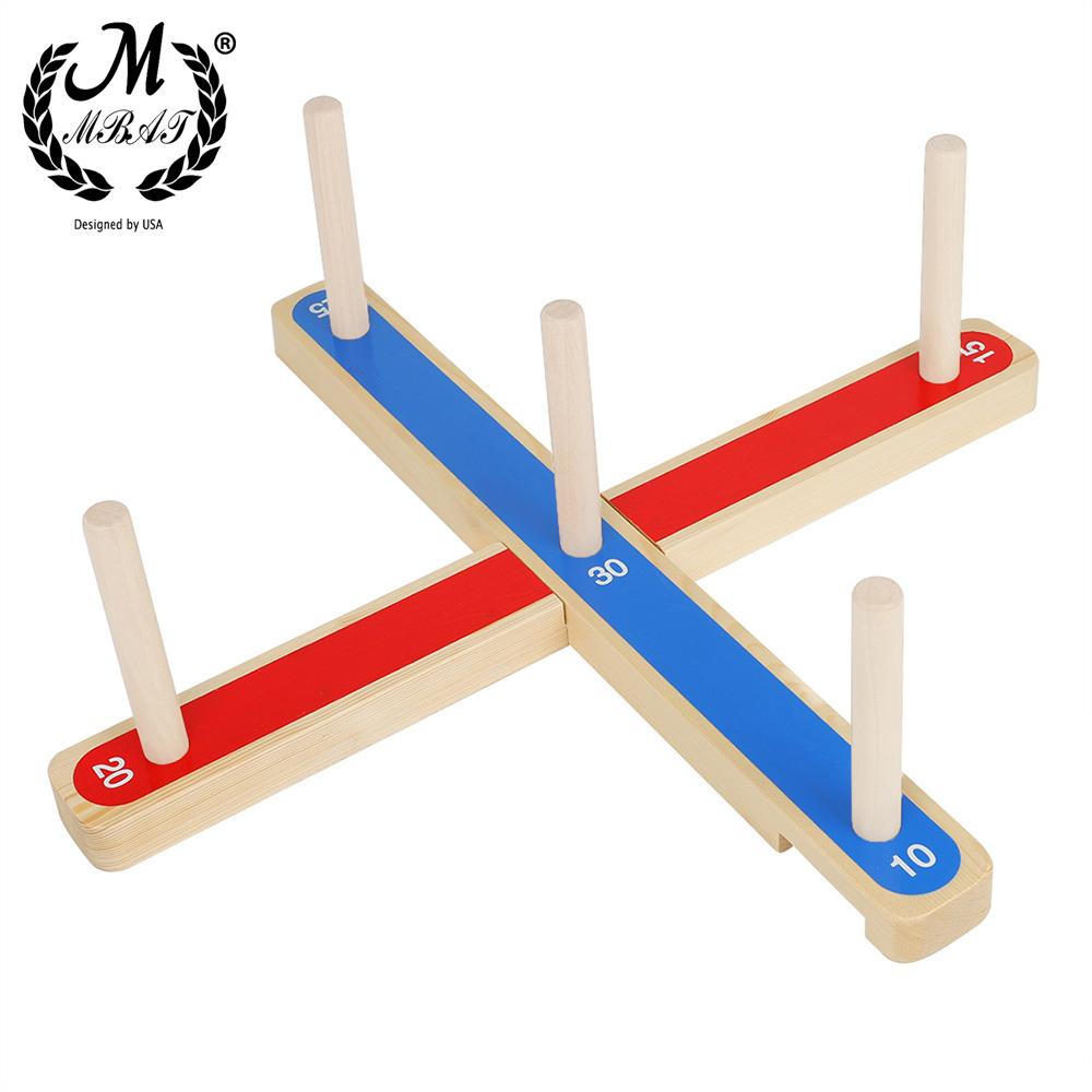 M MBAT Hoop Ring Outdoor Game Toy Toss Quoits Cross Garden For Children Gift Plastic Ring Throwing Ferrule Funny Kids Sport Toys