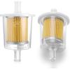 Fuel Filter Industrial High Performance neutral Inline Gas Fuel Line 3/8 Inch(about 1.9 cm)2 Pieces