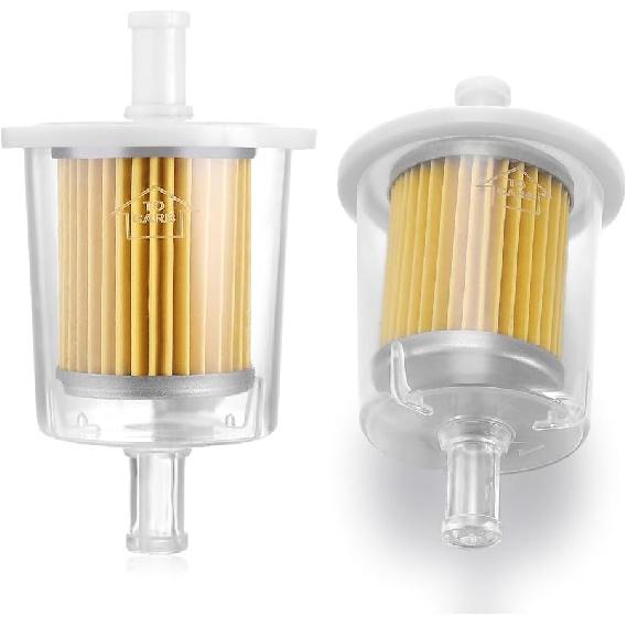 Fuel Filter Industrial High Performance neutral Inline Gas Fuel Line 3/8 Inch(about 1.9 cm)2 Pieces