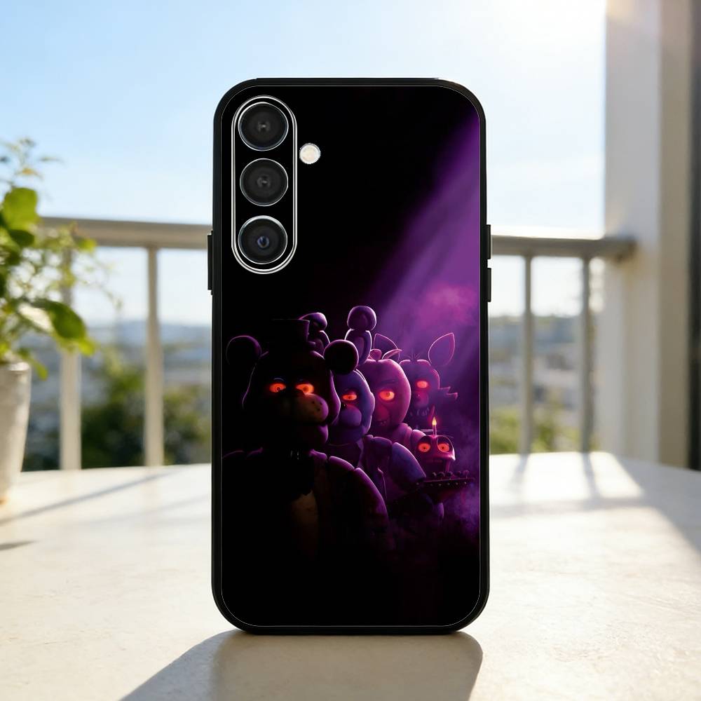 Five N-Nights At F-Freddys Fnaf  Phone Case For Samsung  A73,A21s,A22,A31,A32,A52,A53,A71,A80,Soft Black Shell