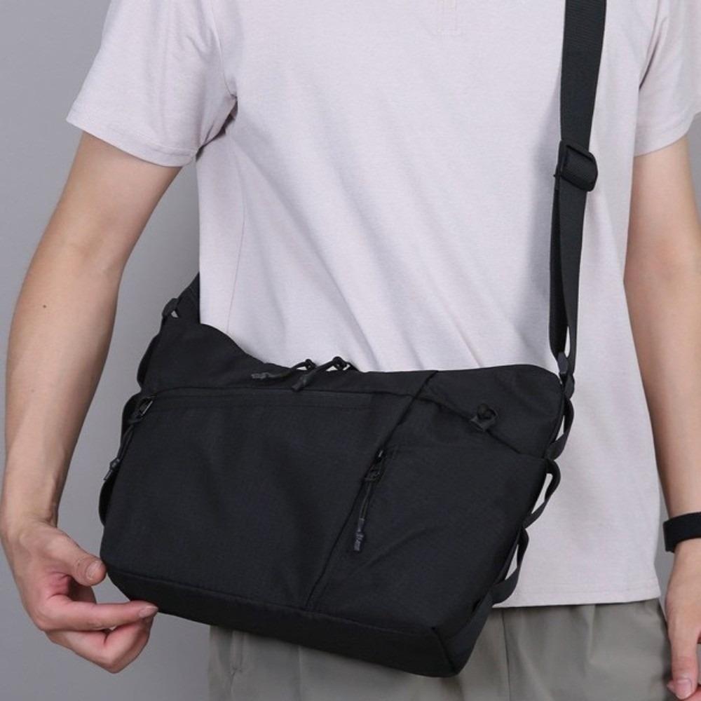 Thickened Water Bottle Messenger Bag Multi Pocket Single Shoulder Bag Daily Use