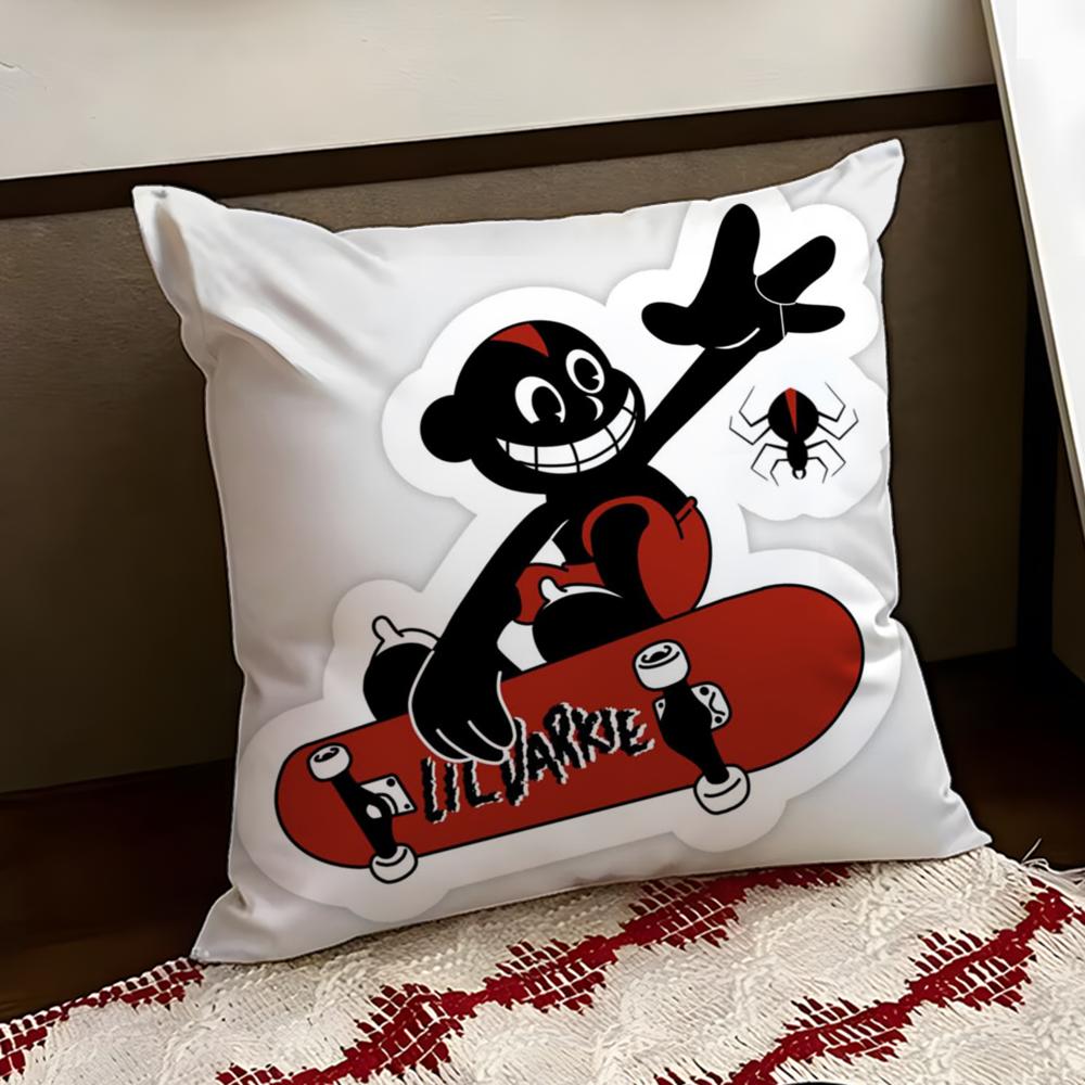 

Lil DDarkie Rapper Cushion Cover Reversible Soft Durable Pillow Cover Home Car MultiScene Use for Daily Comfort 30X30cm