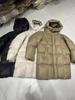 2024 Winter New Thickened Hooded Women's Down Jacket White Duck Down Puff Bread Clothing Warm Jacket