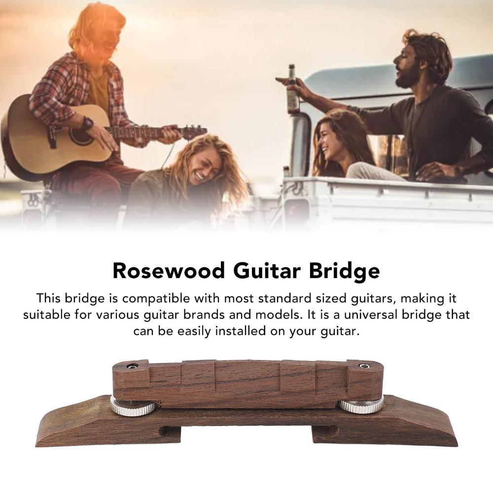 Rosewood Guitar Bridge Archtop Rosewood Guitar Bridge Professional Jazz Guitar Bridge Guitar