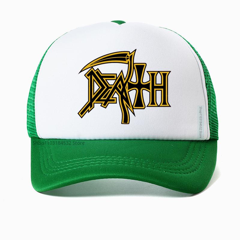 Death Metal Band Mesh Baseball Cap Fashion Rock Enthusiast Fan Hat Summer Unisex Breathable trucker hat