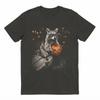 Halloween Raccoon Holding Pumpkin Shirt, Spooky Halloween T-Shirt