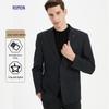 Luomeng Men's Anti-Wrinkle Stretch Casual Business Blazer