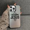 Faith Christian Religious Jesus Phone Case For iPhone 16 15 14 13 12 11 Pro Max X XR XSMAX 8 7 Plus Matte Shockproof Back Cover