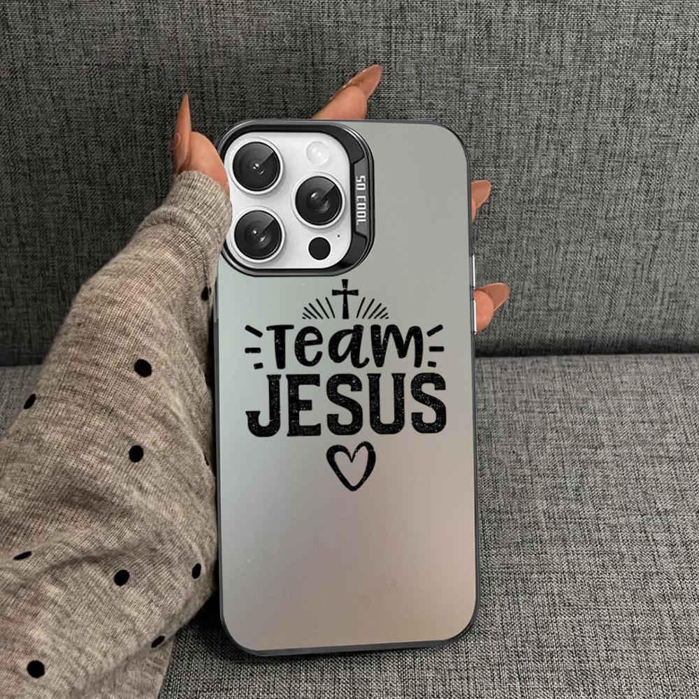 Faith Christian Religious Jesus Phone Case For iPhone 16 15 14 13 12 11 Pro Max X XR XSMAX 8 7 Plus Matte Shockproof Back Cover