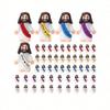 5/10pcs Mini Jesus Doll Jesus Love You Jesus Toys Small Jesus Doll Hide And Seek Sunday Party Favor Gifts,Random Colors,Miniature Jesus,Christian Toys