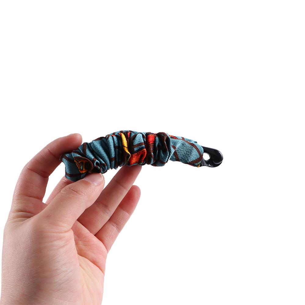 Resin Fashion Design Fabric Banana Clip Vertical Clip Women Hair Accessories Korean Style Hair Wear