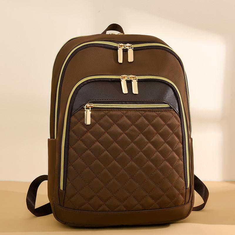 

Женский рюкзак для ноутбука, деловой рюкзак большой вместимости, студенческий рюкзак для колледжа, сумка для отдыха и путешествий коричневый