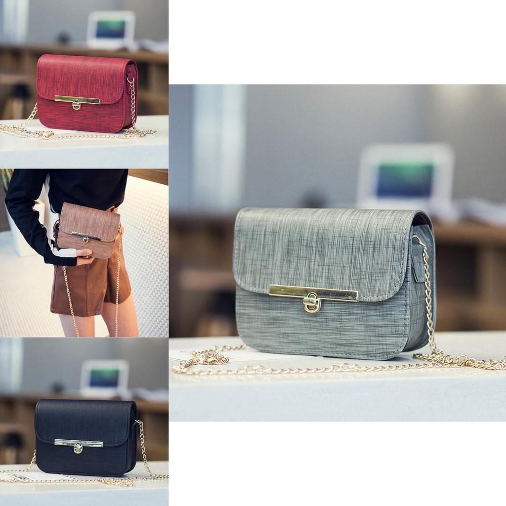 Elegant Handbag Pu Leather Shoulder Bag With Chain For A Sophisticated Look