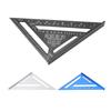 Aluminum Alloy Triangle Ruler Metric Imperial Clear Scale High Accuracy Easy To Read for Engineer Ca