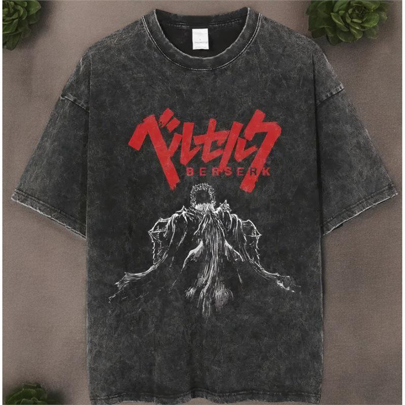 Custom Anime Wash Short-Sleeve Tee 2024
