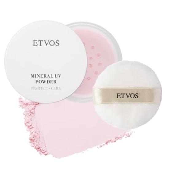 

ETVOS Mineral UV Powder SPF50 absorber [ETVOS] (#Pale Lavender) PA++++ [Sensitive skin/Sunscreen/UV cut/Finishing powder/Soap remover/UV