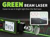 Green Laser Distance Meter 120m Rangefinder Rechargeable with Digital level measure Laser tape