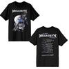 Megadeth Kapela 2026 Turné Let There Be Shred Grafika Nové Unisex Tričko Unisex Bavlna Krátký Rukáv Y2k Streetwear Oversized Tričko Top
