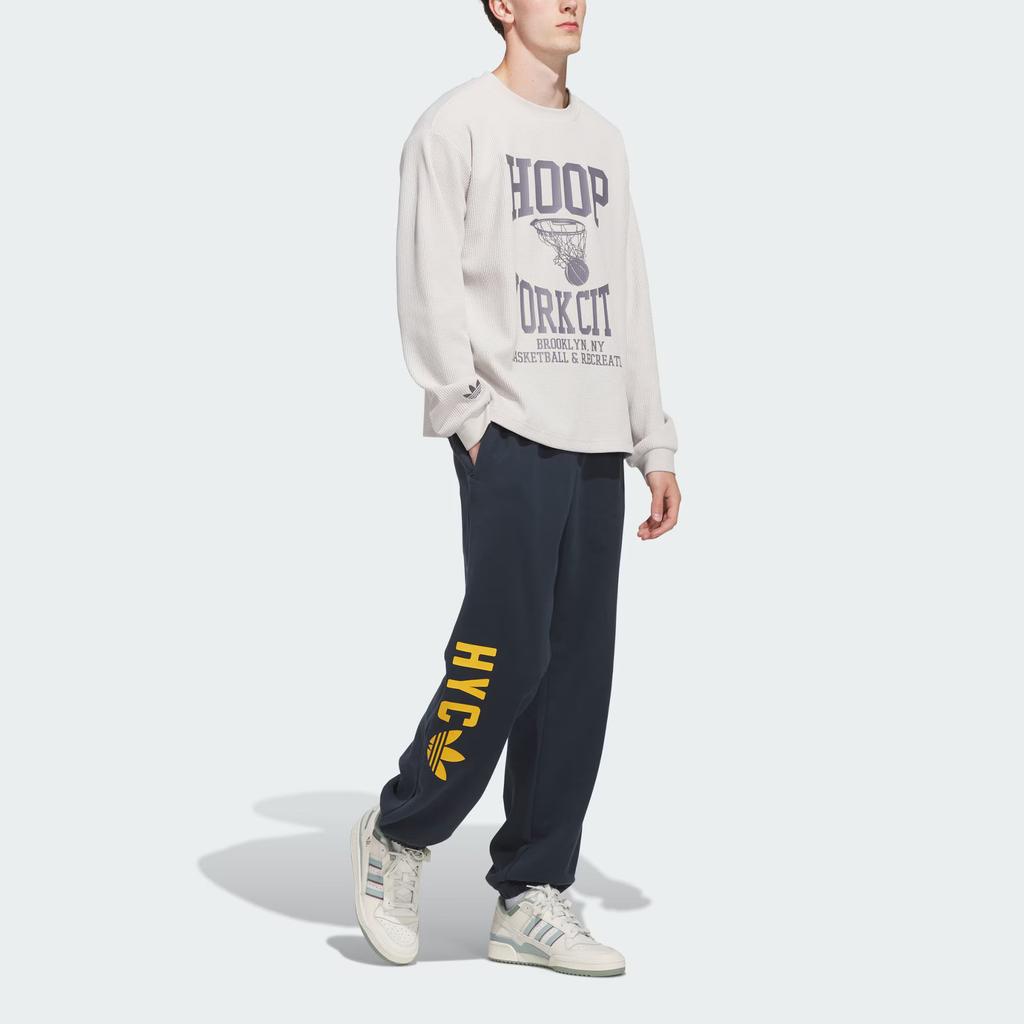 Adidas Originals Hoop York City Loose Fit Cuffed Knit Sports Pants Unisex Bottoms JY4739