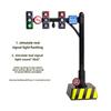 Children's Traffic Signal Toy with Lights & Sound for Kindergarten Road Scene Simulation