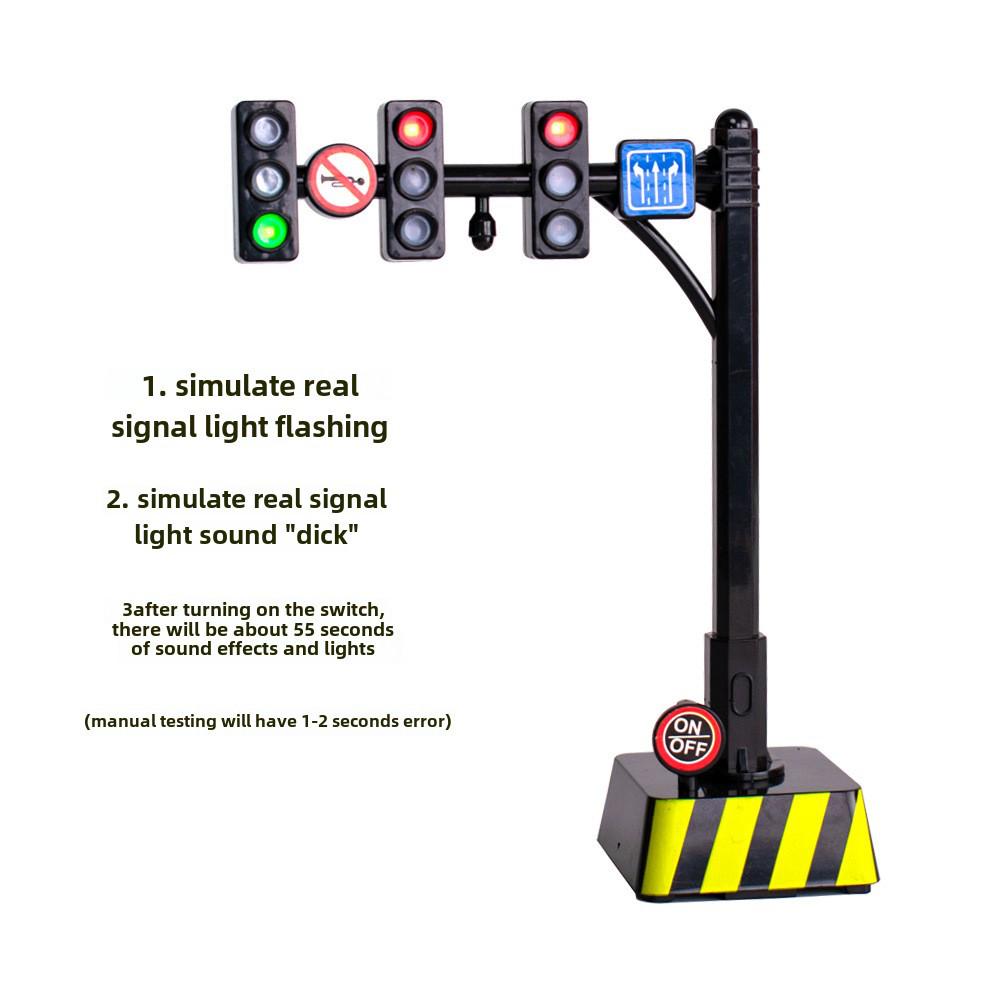 Children's Traffic Signal Toy with Lights & Sound for Kindergarten Road Scene Simulation