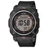 CASIO PRO TREK series 100 meters waterproof direction pressure altitude temperature display solar Quartz resin strap men's watch gray dial PRG-69-1