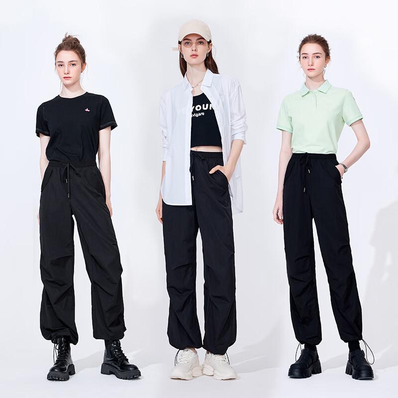 Navigare Women's Loose Fit Parachute Cargo Pants