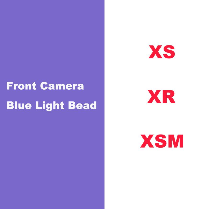 Front/Back Camera Blue Light Bead Lens For iPhone 12 13 14 11 Pro X XS Max XR 7 8 Plus Mobile Phone Replacement Repair Parts