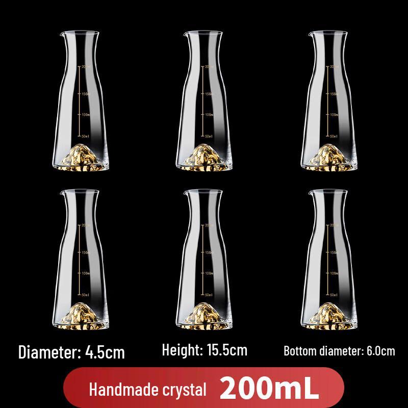 Premium Handmade Crystal Glass Wine Decanter