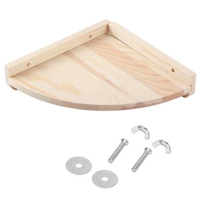 Supporto angolare in legno per pappagalli, criceti, cincillà, piccoli animali domestici, accessorio per gabbia